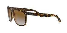 Load image into Gallery viewer, Ray-Ban Unisex-Adult RB4147 Boyfriend Sunglasses, Light Havana/Brown Gradient, 60 mm