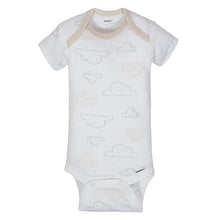 Load image into Gallery viewer, GERBER Baby 4-Pack Short-Sleeve Onesies Bodysuit, Cloud Dream Big, 6-9 Months