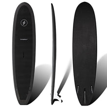 Load image into Gallery viewer, Formula Fun 7'10" Blackout Fun Board, Durable, Waterproof, and Flexible Foam Board, Made in The USA (Black)