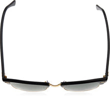 Load image into Gallery viewer, Ray-Ban RB3016 Clubmaster Polarized Square Sunglasses, Black/G-15 Green, 49 mm