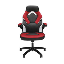 Load image into Gallery viewer, OFM ESS Collection Racing Style Bonded Leather Gaming Chair, in Red/White (ESS-3085-RED-WHT)