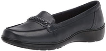 Load image into Gallery viewer, Clarks Women's Cora Viola Loafer, Navy Leather, 10 Wide