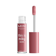 Load image into Gallery viewer, NYX PROFESSIONAL MAKEUP This Is Milky Gloss, Vegan Lip Gloss, 12 Hour Hydration - Cherry Skimmed (Dusty Pink Mauve)