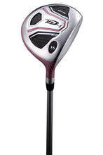 Load image into Gallery viewer, Aspire XD1 Ladies Womens Complete Right Handed Golf Clubs Set Includes Titanium Driver, S.S. Fairway, S.S. Hybrid, S.S. 6-PW Irons, Putter, Stand Bag, 3 H/C's Pink (Cherry Right Petite Size -1")