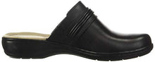 Load image into Gallery viewer, Clarks Women's Leisa Clover Clog, Black Leather, 90 M US