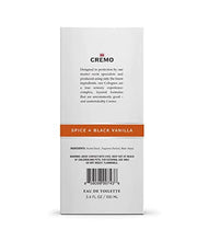 Load image into Gallery viewer, Cremo Spice & Black Vanilla Cologne Spray, An Explosion of Vibrant Spices, Tobacco and Black Vanilla, 3.4 Oz