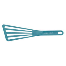 Load image into Gallery viewer, Rachael Ray Cucina Nylon Nonstick Utensils/Fish Turner, Spatula, Solid and Slotted Spoons, 4 Piece, Agave Blue