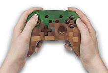 Load image into Gallery viewer, PowerA Enhanced Wireless Controller for Nintendo Switch - Minecraft Grass Block