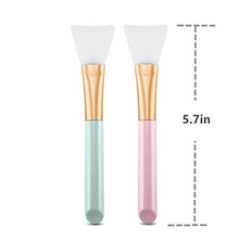 Load image into Gallery viewer, 2 PCS Silicone Face Mask Brush,Mask Beauty Tool Soft Silicone Facial Mud Mask Applicator Brush Hairless Body Lotion And Body Butter Applicator Tools