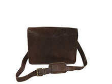 Load image into Gallery viewer, Leather Messenger Bags for Men Women Mens Briefcase Laptop Bag Best Computer Shoulder Satchel School Distressed Bag (11" X 15")