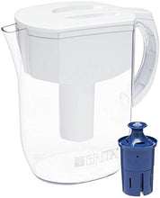 Load image into Gallery viewer, Brita Water Pitcher with 1 Longlast Filter, Large 10 Cup, White & 35557 Replacement Filters for Pitchers and Dispensers, 6 Count