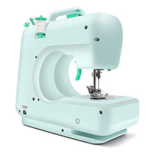 Load image into Gallery viewer, Portable Sewing Machine for Beginners, 12 Built-in Stitches Mini Embroidery Sewing Machine for Household Crafting & DIY