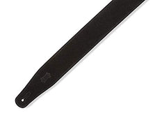 Load image into Gallery viewer, Levy's Leathers Right Height Guitar Strap with RipChord Quick Adjustment Technology; 2.5" Wide Suede - Black (MRHSP-BLK)