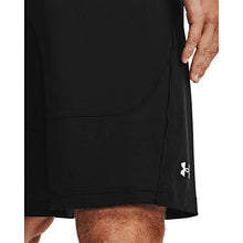 Load image into Gallery viewer, Under Armour Men's Raid 2.0 Workout Gym Shorts , Black (001)/White , 3X-Large