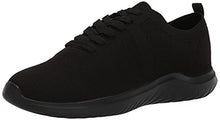 Load image into Gallery viewer, Clarks Women's Nova Glint Sneaker, Black/Black, 8