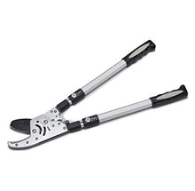 Load image into Gallery viewer, Kings County Tools Double Ratcheting Anvil Lopper | Cuts Dry Wood | Extendable 26” – 40” Long Handles | Trim Dead Tree Branches | 6 Pin-Locked Position Stops | Heavy-Duty Steel