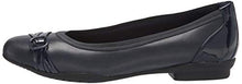 Load image into Gallery viewer, Clarks Women's Sara Tulip Ballet Flat, Navy Leather/Patent Combi, 10