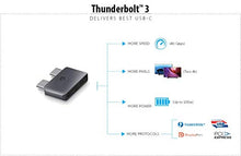 Load image into Gallery viewer, Afterplug Dual Type-C Short Extender, USB-C Thunderbolt 3 Female to Male Extension Adapter, 40Gbps, 100W PD, 5k Video for MacBook Pro 2020 2019 2018 2017 13" 15" 16" & MacBook Air with Case Cover