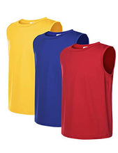 Load image into Gallery viewer, Boyoo 3 Pack Big Boys Tank Tops Muscle Youth Active Athletic T Shirts Sleeveless Undershirts for 5-6 Years Kids