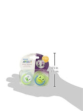 Load image into Gallery viewer, Philips Avent Orthodontic Pacifier, 6-18 Months, Animal Design SCF182/24 (Colors and designs may vary), 2 count
