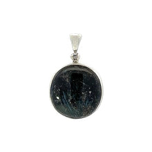 Load image into Gallery viewer, Starborn Nuummite Stone Pendant Necklace (22")