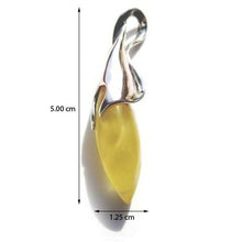 Load image into Gallery viewer, Butterscotch Amber Sterling Silver French Collection Cute Pendant Rolo Chain 18 Inches
