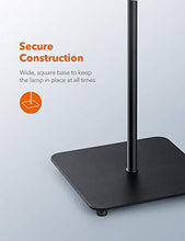 Load image into Gallery viewer, TaoTronics TT-DL072 LED Floor Lamp, Modern Standing Brightness Levels & 4 Colors Dimmable Adjustable Gooseneck Task Lighting for Living Bedroom Reading Piano Room, Black