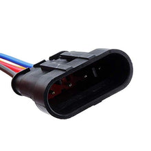 Load image into Gallery viewer, MUYI 5 Sets 18AWG Waterproof Electrical Connectors Kit 1.5mm Series Terminal and Rubber Seal with 10cm Wire Weatherpack Connectors (4 pin)