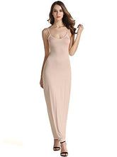 Load image into Gallery viewer, VETIOR Women Slip Dress Womens Nightgown Adjustable Spaghetti Straps Medium Nude