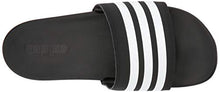 Load image into Gallery viewer, adidas Women's Adilette Comfort Slide Sandal, Black/White/Black, 10 M US