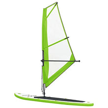 Load image into Gallery viewer, Aisifx Inflatable Stand Up Paddleboard with Sail Set Green and White