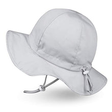 Load image into Gallery viewer, Ami&Li tots Adjustable Sunscreen Bucket Sun Protection Summer Hat for Baby Girl Boy Infant Kid Toddler Child UPF 50 Matte Grey
