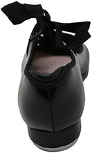 Load image into Gallery viewer, Capezio girls Jr. Tyette Tap Shoe, Black Patent, 3 W US Little Kid