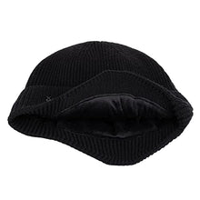 Load image into Gallery viewer, BCDlily Thick Velvet Knit Beanie Hat Winter Hats for Men Women Ear Warmer Warm Ski Caps (Black)
