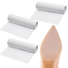 Load image into Gallery viewer, 3 Rolls Sole Stickers Self-Adhesive Sole Cover Sole Shields Sneakers Sole Clear Stickers for Shoes Protectors Shoes Sole Stickers Crystal Clear Sole Sticker for High Heels(15.7x5.9 inch)