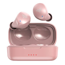 Load image into Gallery viewer, iLuv TB100 Wireless Earbuds, Bluetooth in-Ear True Cordless with Hands-Free Call MEMS Microphone IPX6 Waterproof Protection, Includes Compact Charging Case and 4 Ear Tips, Rose Gold