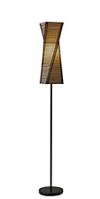 Load image into Gallery viewer, Adesso 4047-01 Stix 68 in. Floor Lamp, Black, Smart Outlet Compatible - Standing Lamp with Twisted Structure. Lighting Accessory