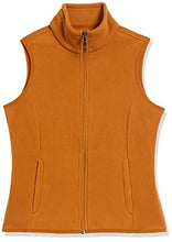 Load image into Gallery viewer, Amazon Essentials Women's Full-Zip Polar Fleece Vest, Tan, X-Large