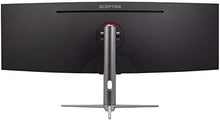 Load image into Gallery viewer, Sceptre Curved 49 inch (5120x1440) Dual QHD 32:9 Gaming Monitor up to 120Hz DisplayPort HDMI Build-in Speakers, Gunmetal Black 2021 (C505B-QSN168)