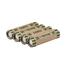 Load image into Gallery viewer, Moolah Preformed Dime Coin Wrappers, 1000 Count (7291010)