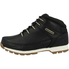 Load image into Gallery viewer, Timberland Mens Euro Sprint Mid Hiker Leather Black Boots 8.5 US