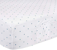 Load image into Gallery viewer, AmazonBasics Soft Microfiber Sheet Set with Elastic Pockets - Full, Tide Pool Diamond