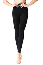Load image into Gallery viewer, WiliW Women's Black Footed Tights Opaque Control Top Hold & Stretch 1 Pairs M