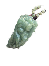 Load image into Gallery viewer, Natural Hand Carving Emerald handmade Men Women Green jade Pendant Necklace jade gift Jadite
