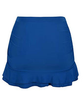 Load image into Gallery viewer, Hilor Women's Tankini Swimsuits Skirted Bikini Bottom Tummy Control Bathing Suits Bottom High Waisted Swim Skirt Blue 18