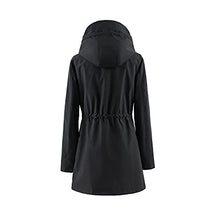 Load image into Gallery viewer, Polydeer Women's Lightweight Waterproof Raincoat Breathable Windbreaker Jacket Active Outdoor Hooded Trench Coats Long Poncho (Green,XS)