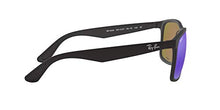 Load image into Gallery viewer, Ray-Ban Men's RB4264 Chromance Sunglasses, Matte Black/Polarized Blue Mirror, 58 mm