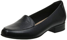Load image into Gallery viewer, Clarks Women's Juliet Lora Loafer, Black Leather, 100 M US