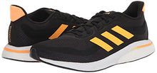 Load image into Gallery viewer, adidas Men's Supernova + Running Shoe, Core Black/Flash Orange/Flash Orange, 9