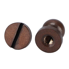 Load image into Gallery viewer, 20Pcs Round Head Rivets, Luggage Hardware Accessories Round Head Stud Screws Nails Portable Strong Good Toughness for DIY Leather Crafts/Shoes/Bag/Jeans/Clothe(8X7mm)